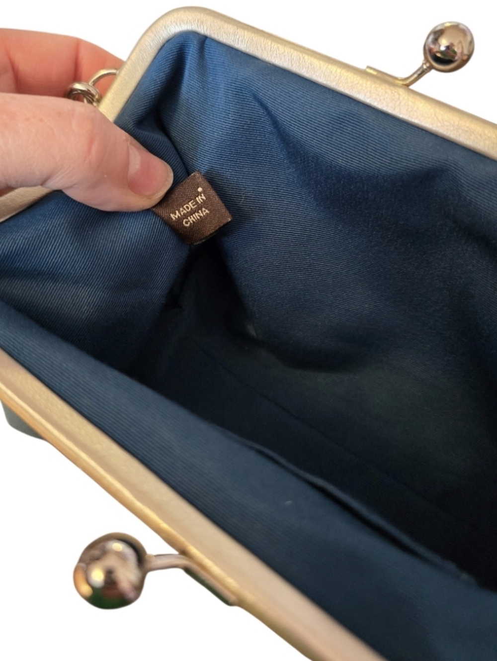Coach Vintage Satin Kisslock Wrislet In EUC - Picture 9 of 10